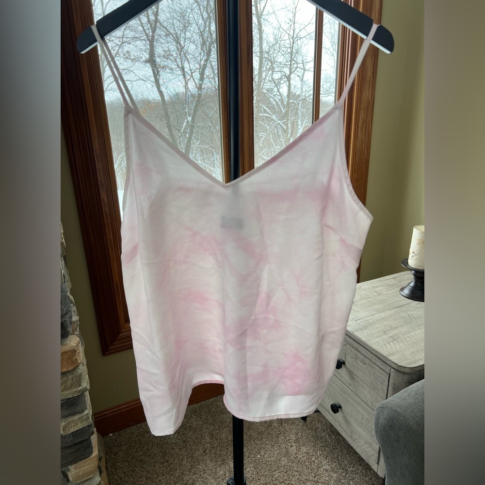 Women's Pink Tie-Dye Camisole Top